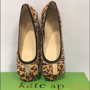 kate spade Leopard Print Ballet Flats
